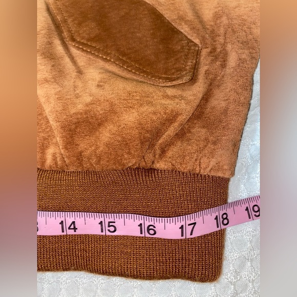 Seude Leather Bomber Jacket - Picture 3 of 13